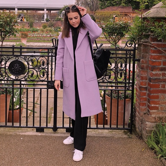 J. Crew Jackets & Blazers - J. Crew Lavender Boiled Wool Coat